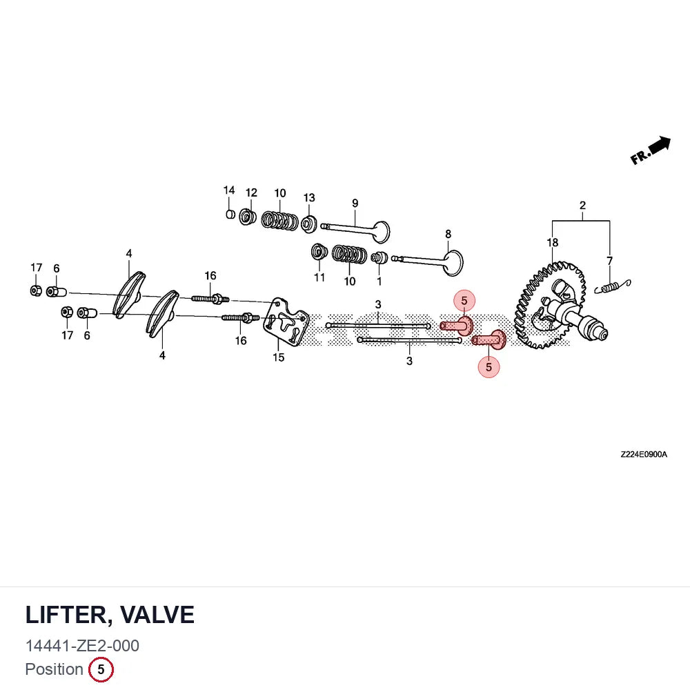 LIFTER, VALVE