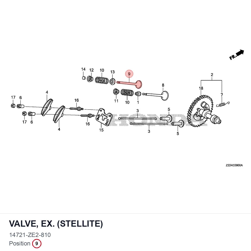 VALVE, EX. (STELLITE)