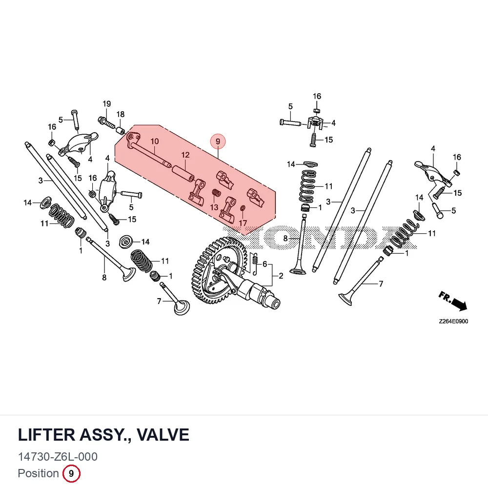 LIFTER ASSY., VALVE