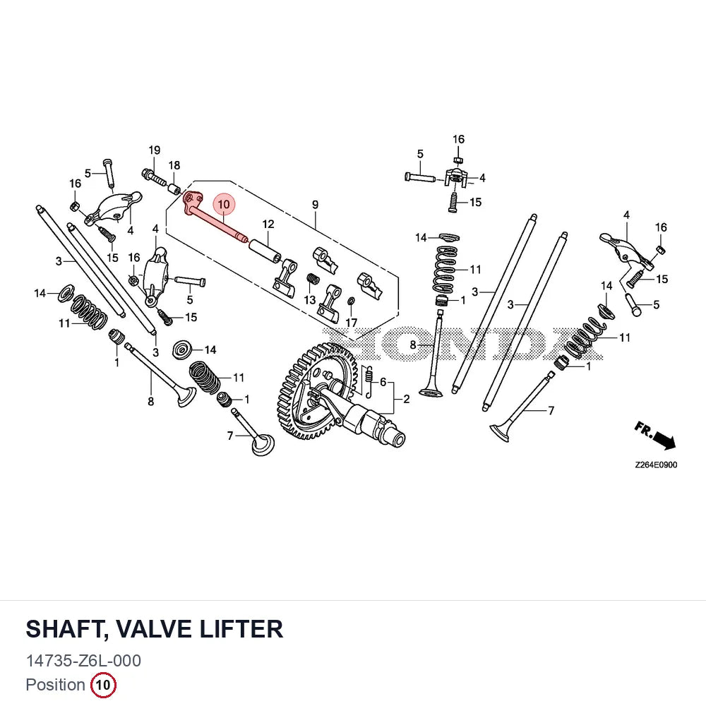 SHAFT, VALVE LIFTER