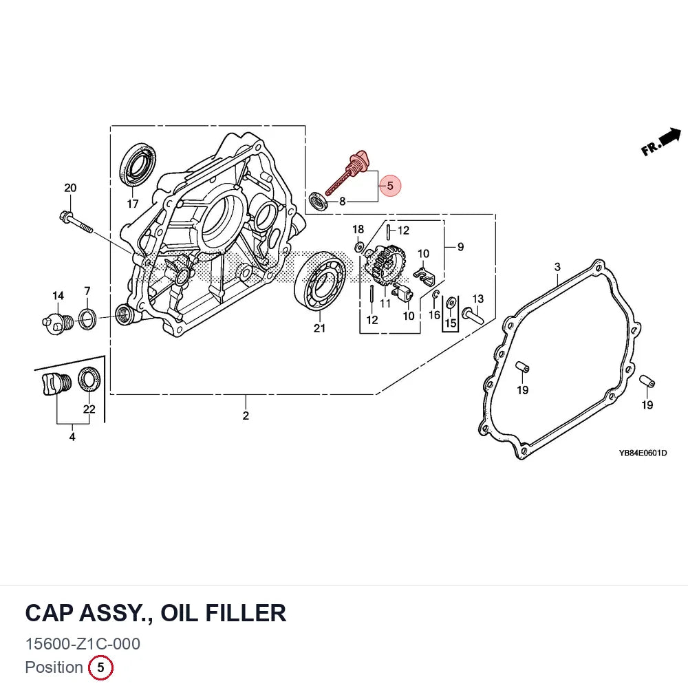 CAP ASSY., OIL FILLER