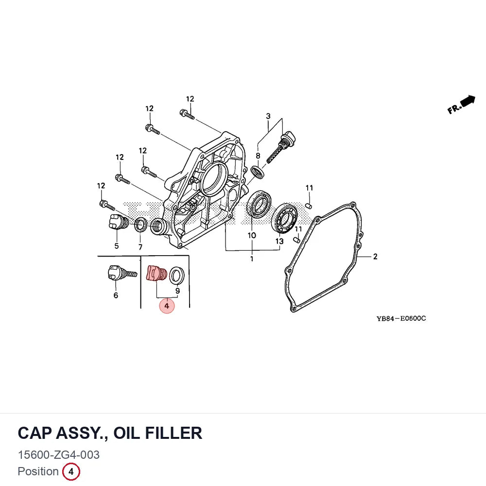 CAP ASSY., OIL FILLER