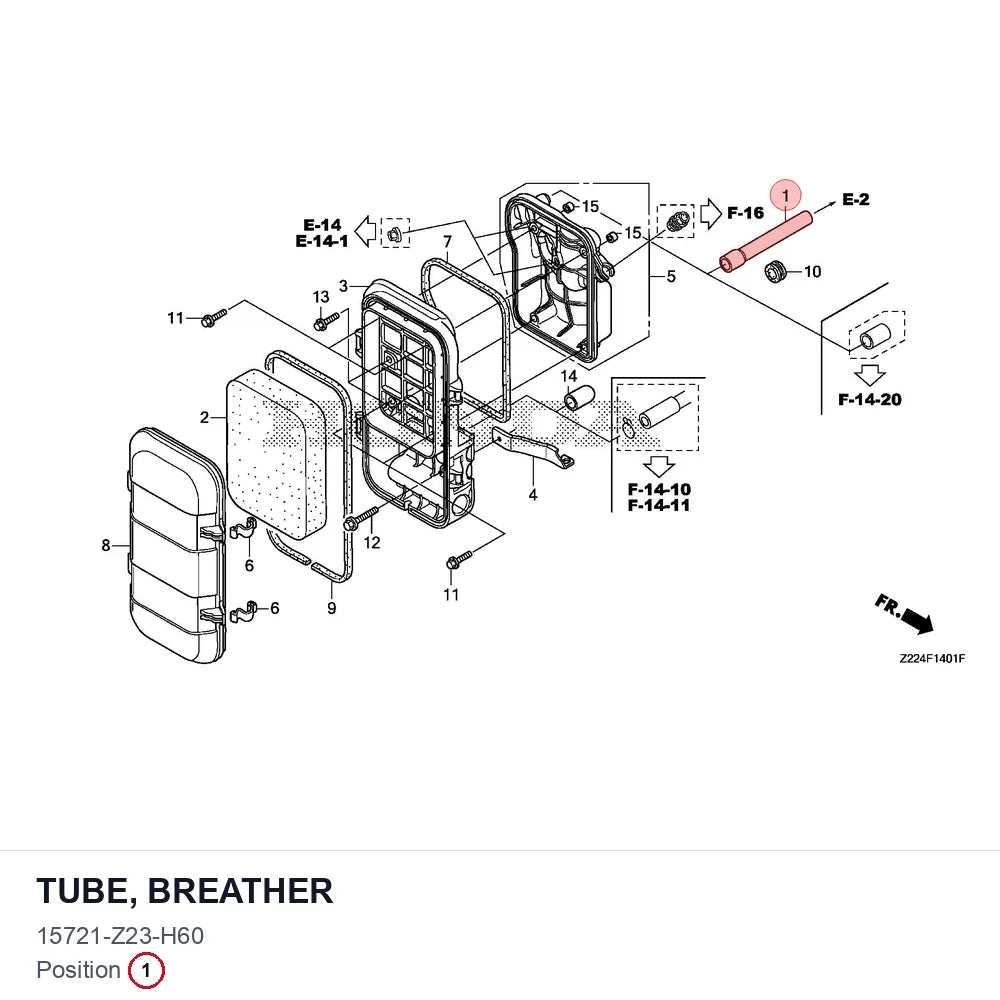 TUBE, BREATHER