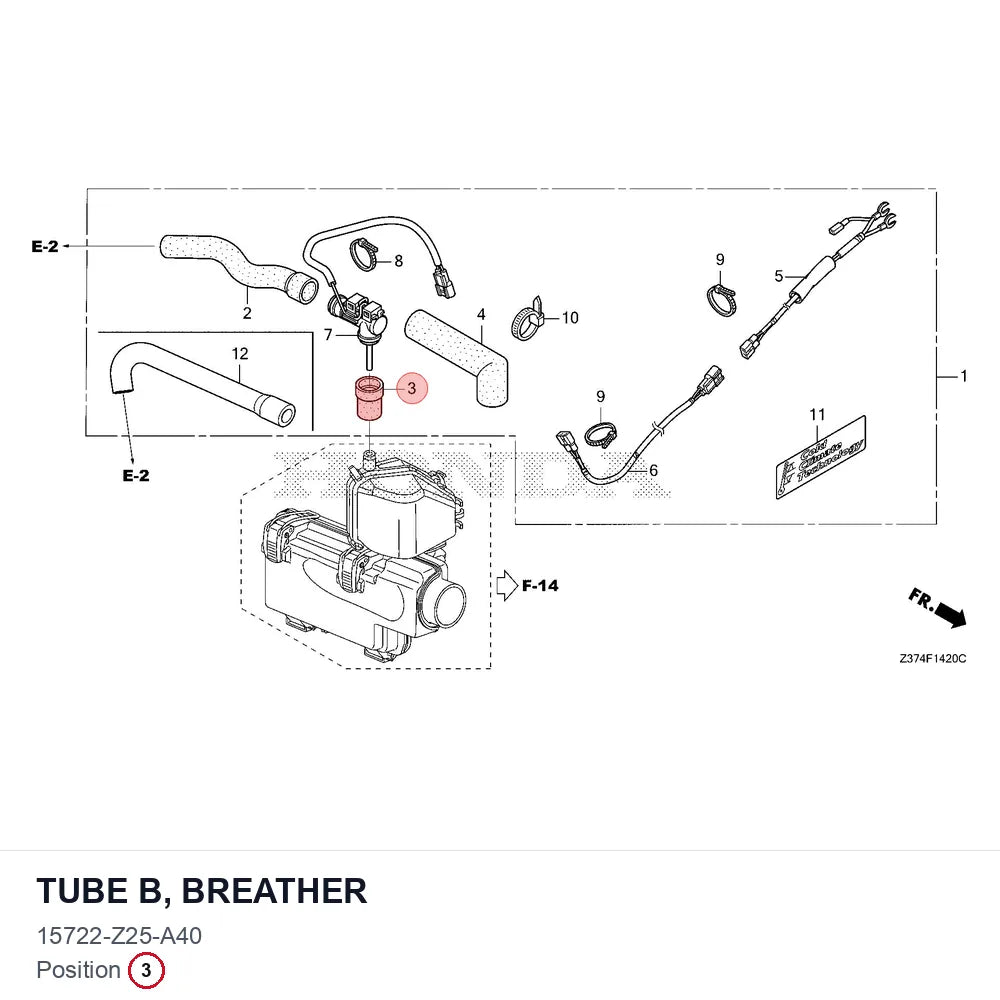 TUBE B, BREATHER