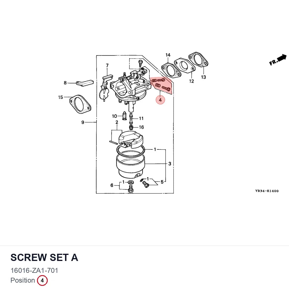 SCREW SET A