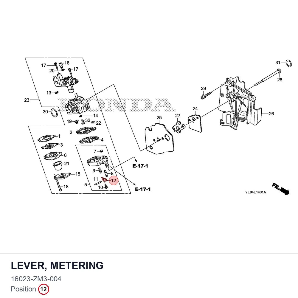LEVER, METERING