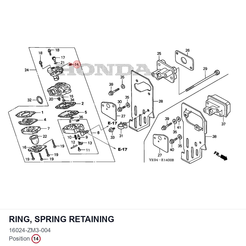 RING, SPRING RETAINING