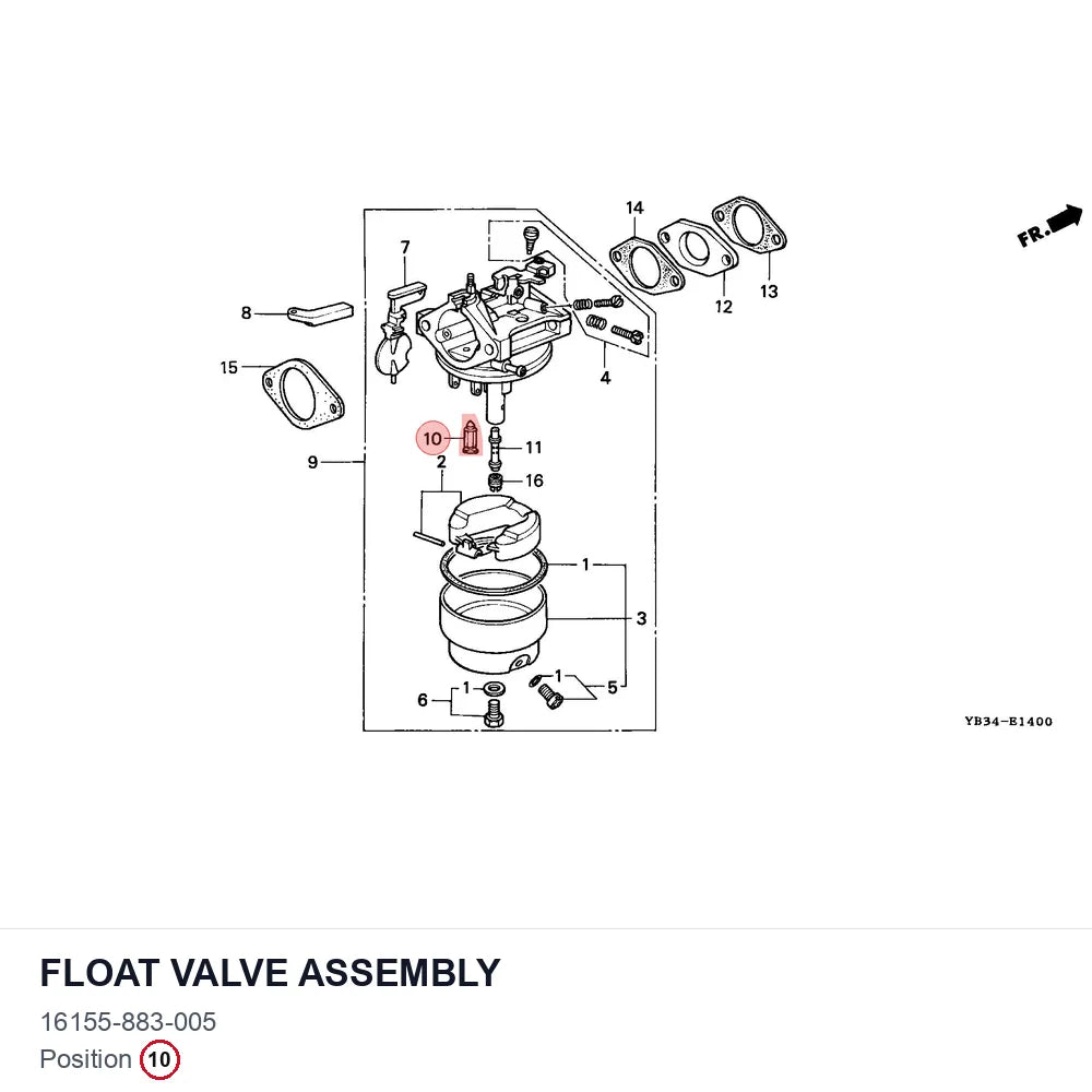 Float Valve Assembly