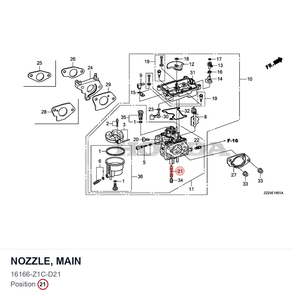 NOZZLE, MAIN