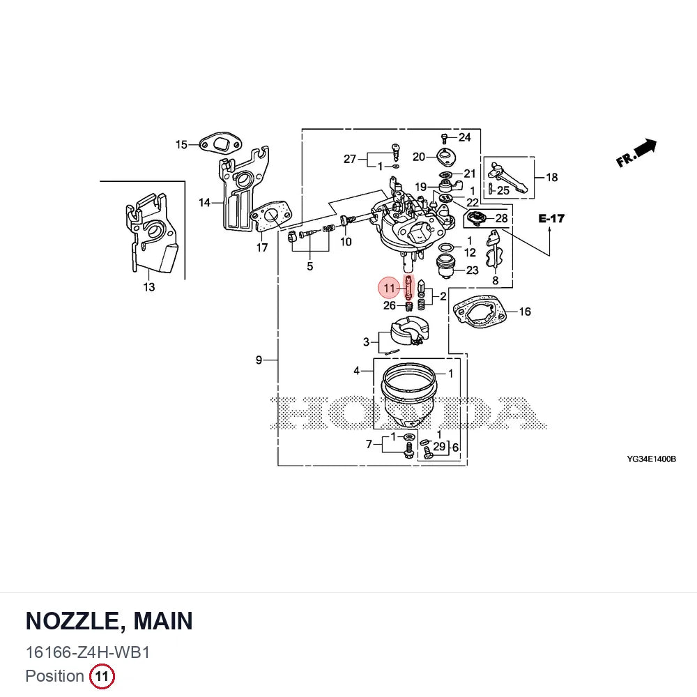 NOZZLE, MAIN