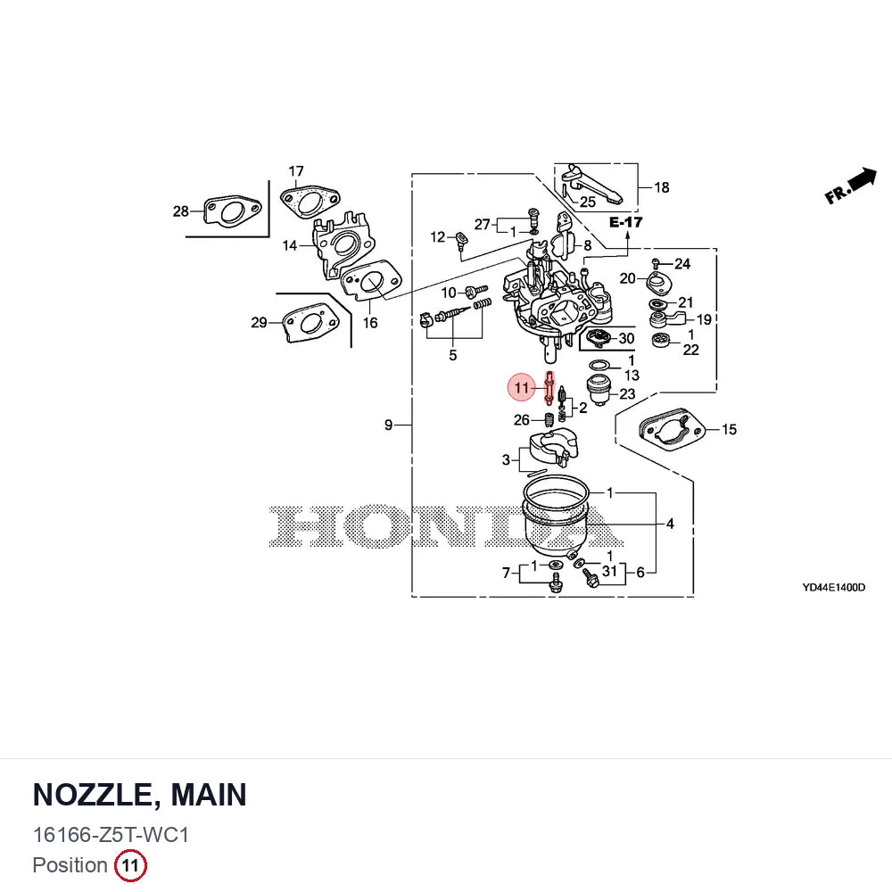 NOZZLE, MAIN
