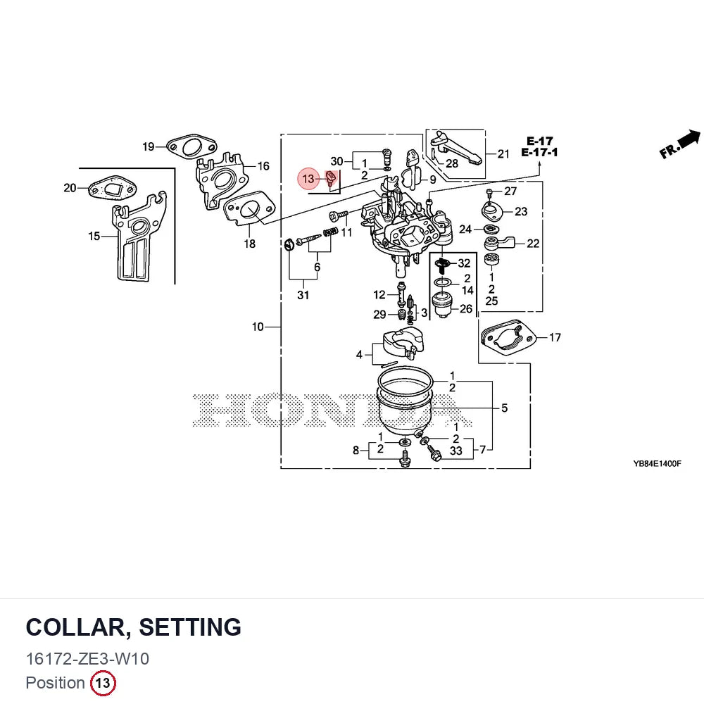 COLLAR, SETTING