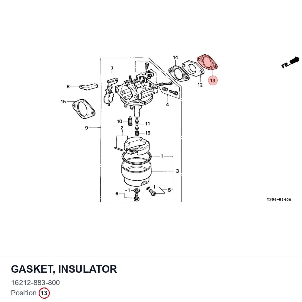 GASKET, INSULATOR
