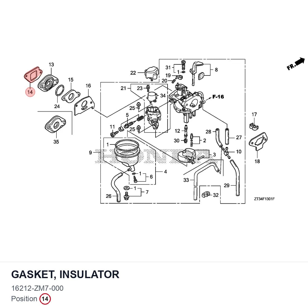 GASKET, INSULATOR
