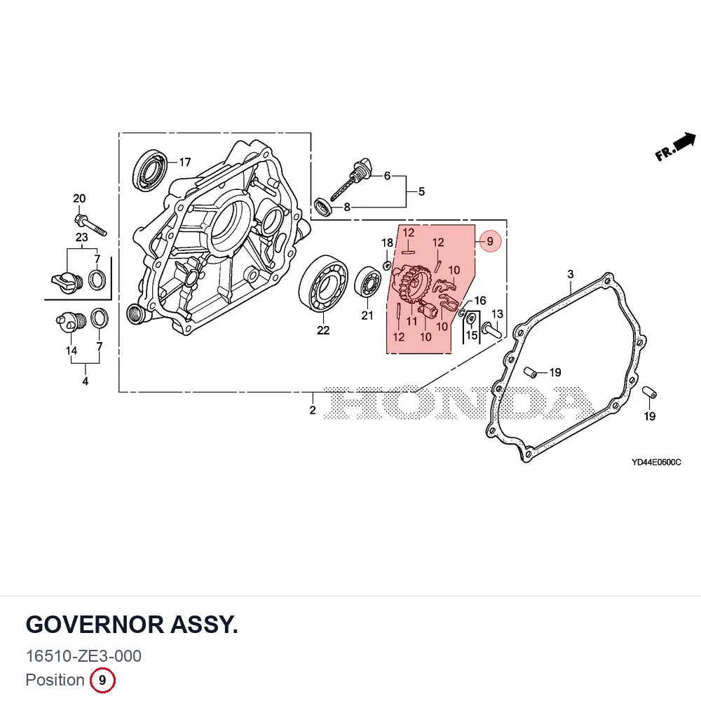 GOVERNOR ASSY.