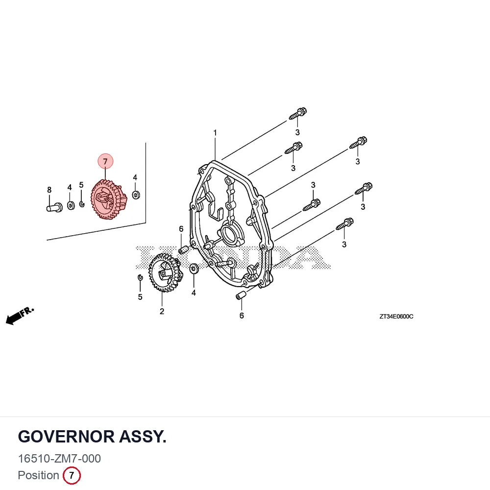 GOVERNOR ASSY.