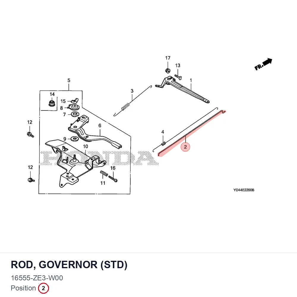 ROD, GOVERNOR (STD)