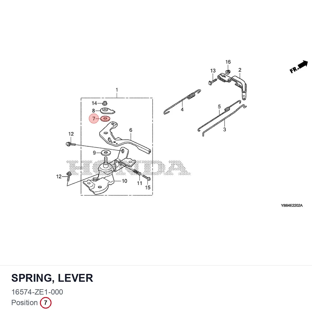 SPRING, LEVER
