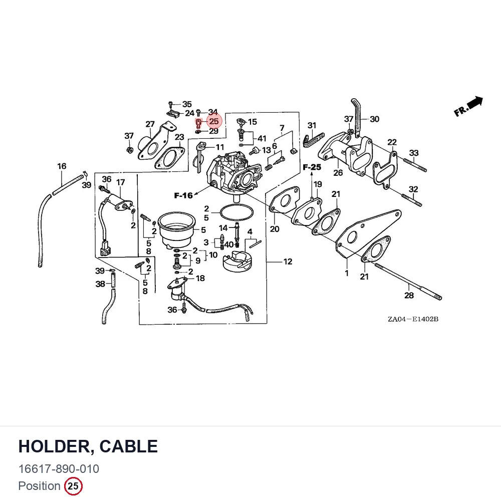 HOLDER, CABLE