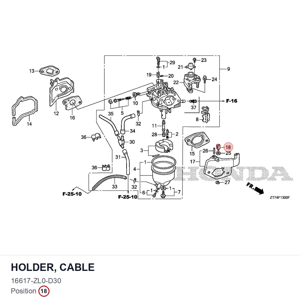 HOLDER, CABLE