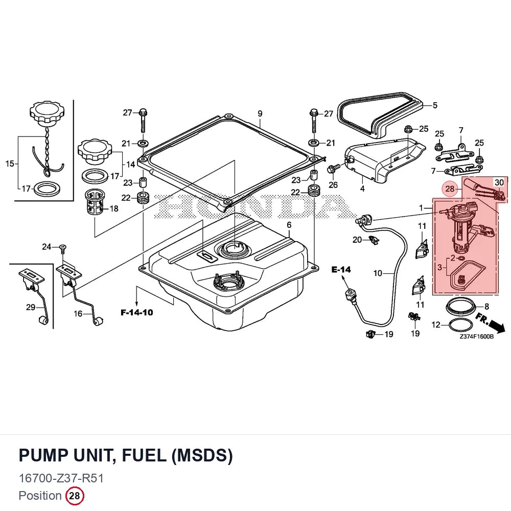 PUMP UNIT, FUEL (MSDS)