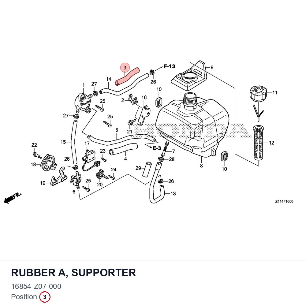 RUBBER A, SUPPORTER