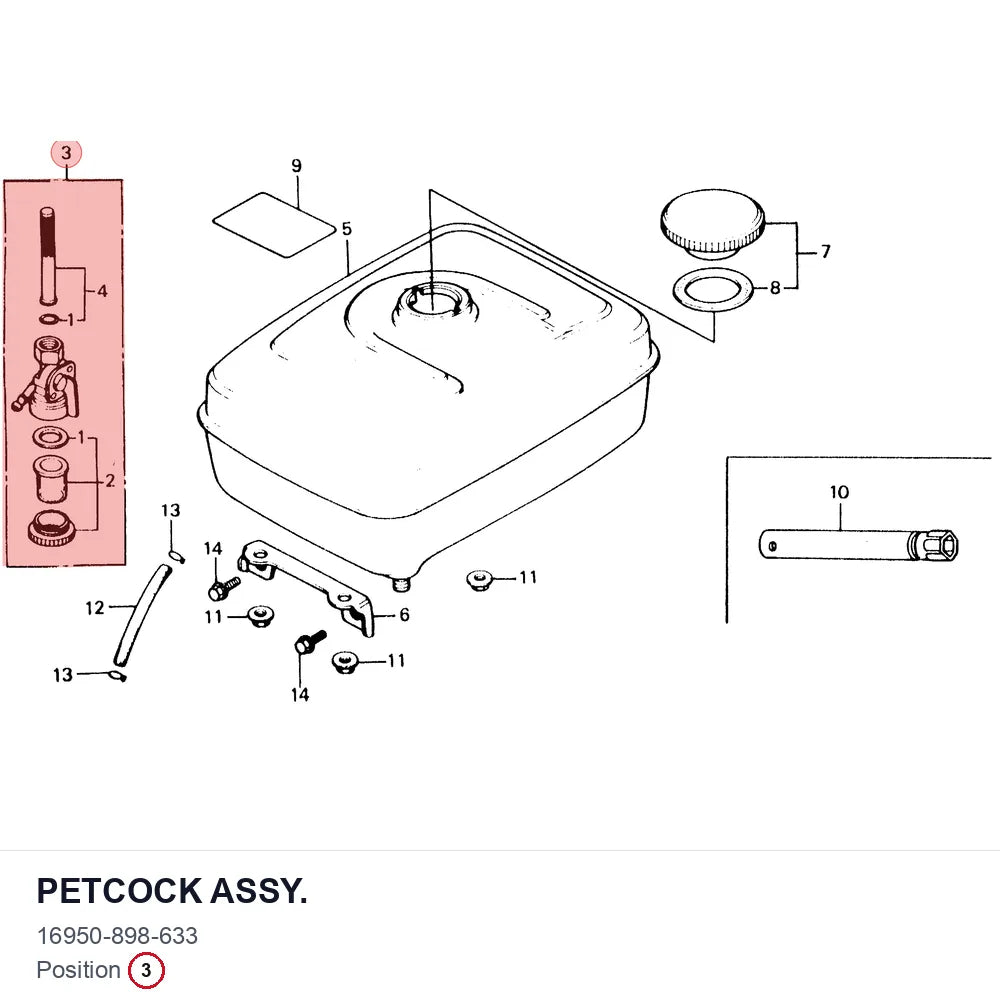 PETCOCK ASSY.