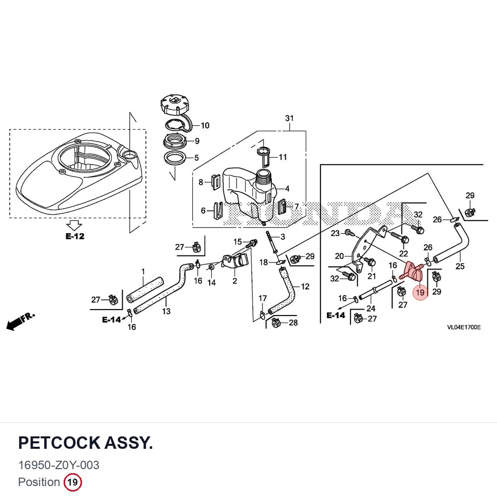 PETCOCK ASSY.