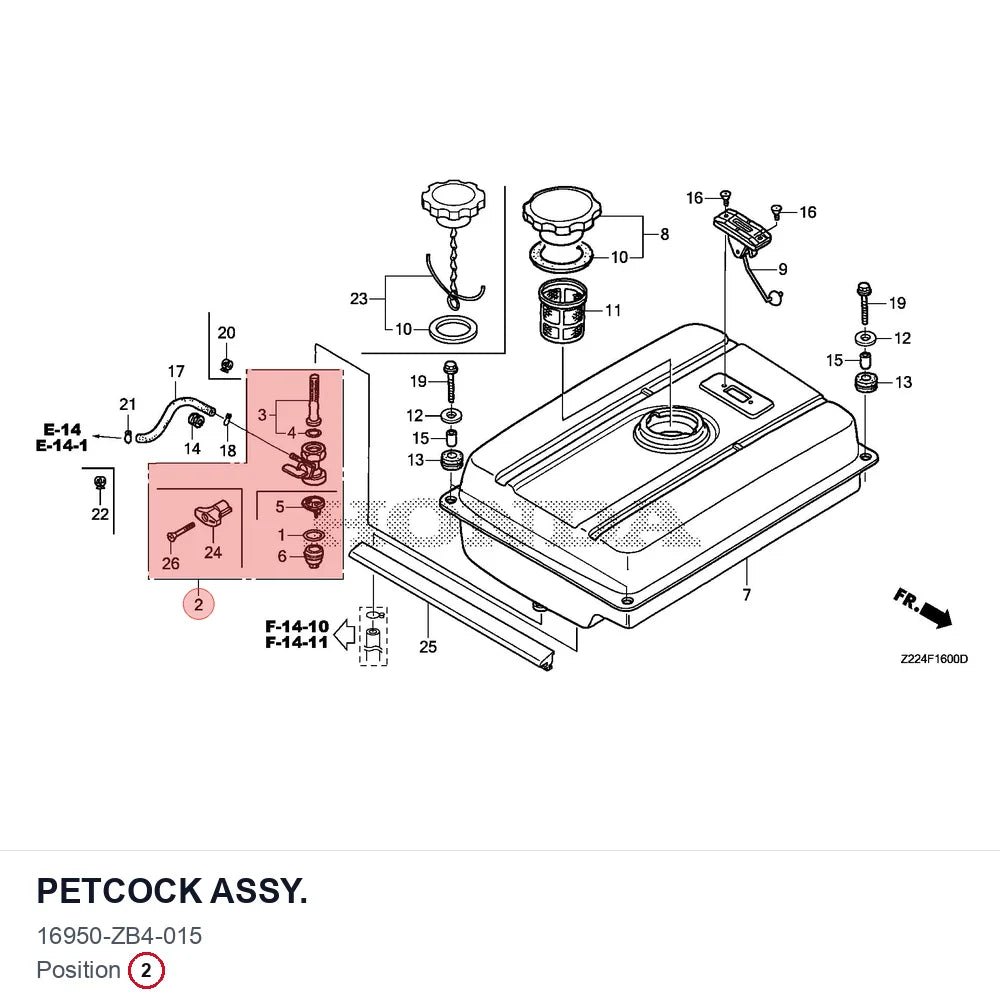 PETCOCK ASSY.