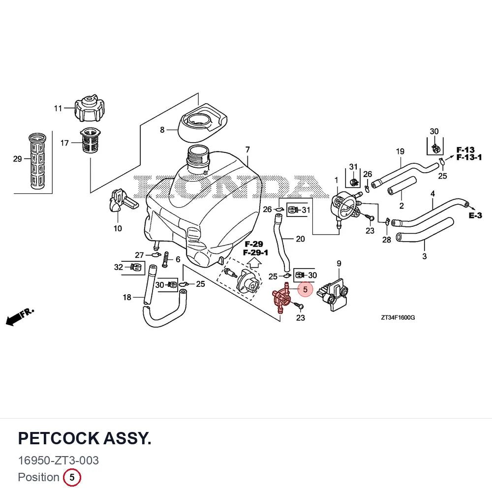 PETCOCK ASSY.