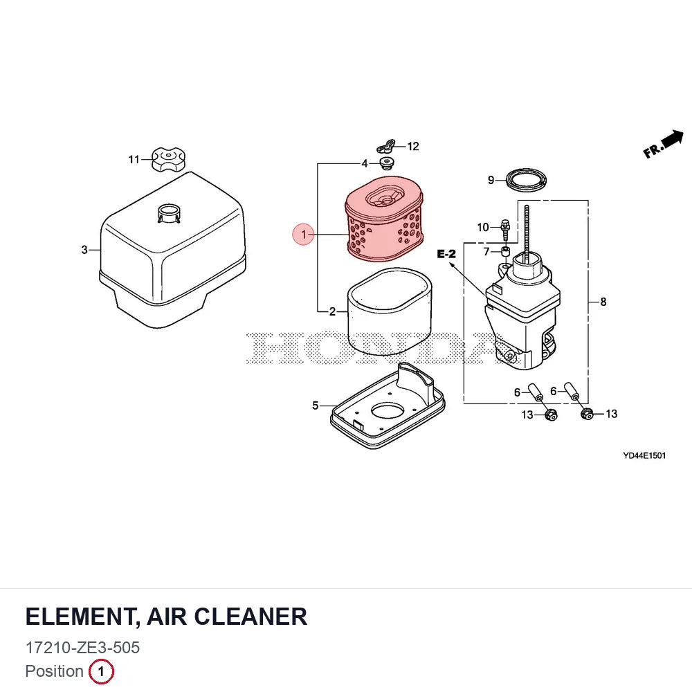 ELEMENT, AIR CLEANER