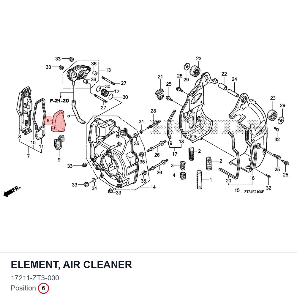 ELEMENT, AIR CLEANER