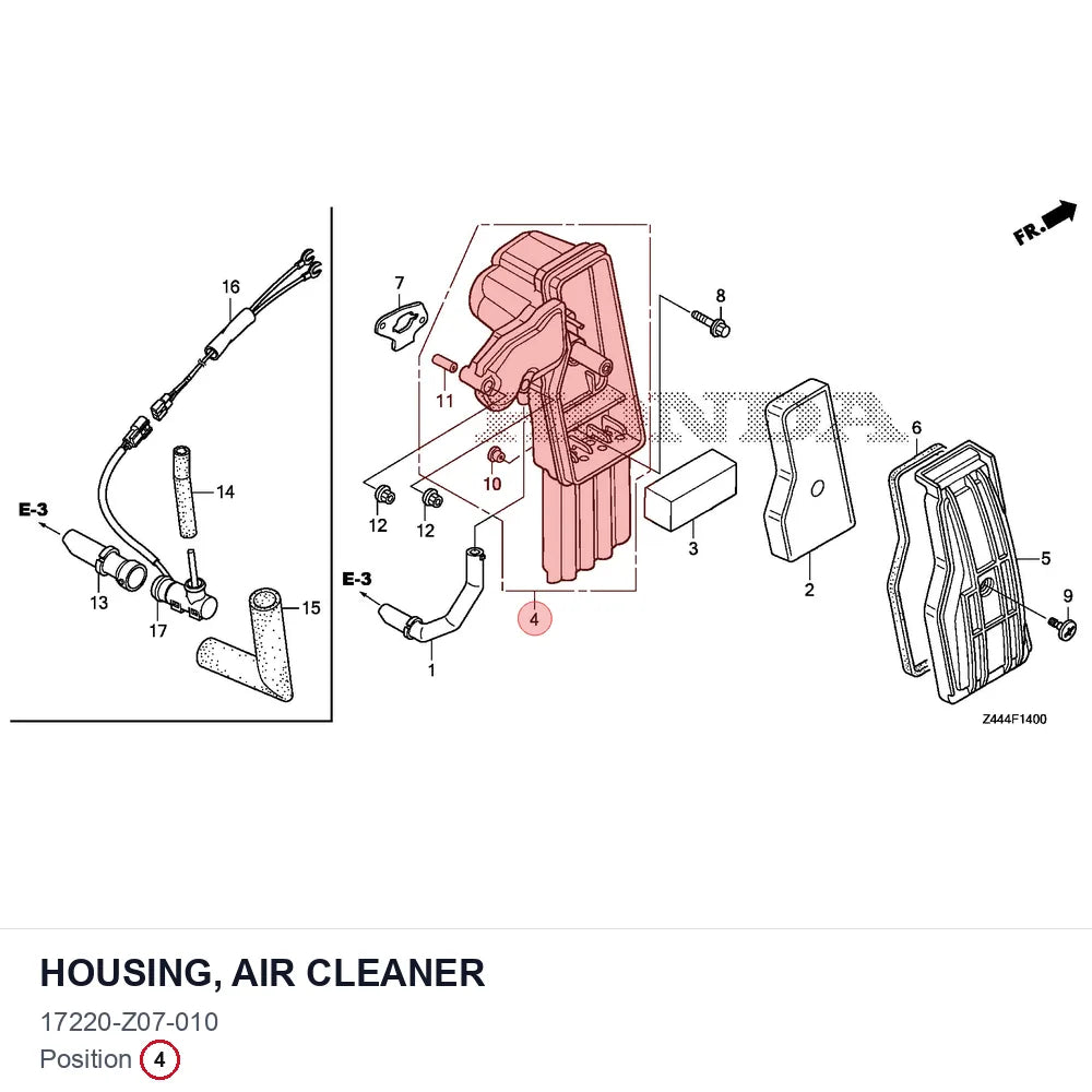 HOUSING, AIR CLEANER