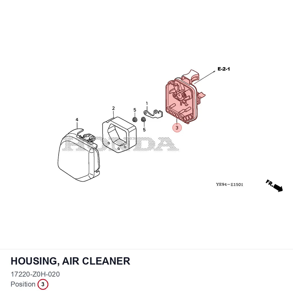 HOUSING, AIR CLEANER