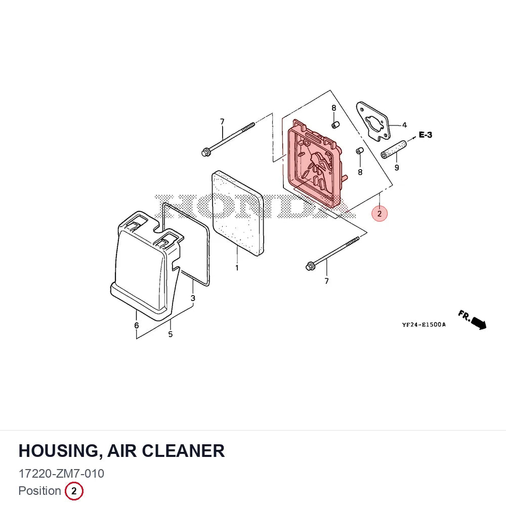 HOUSING, AIR CLEANER