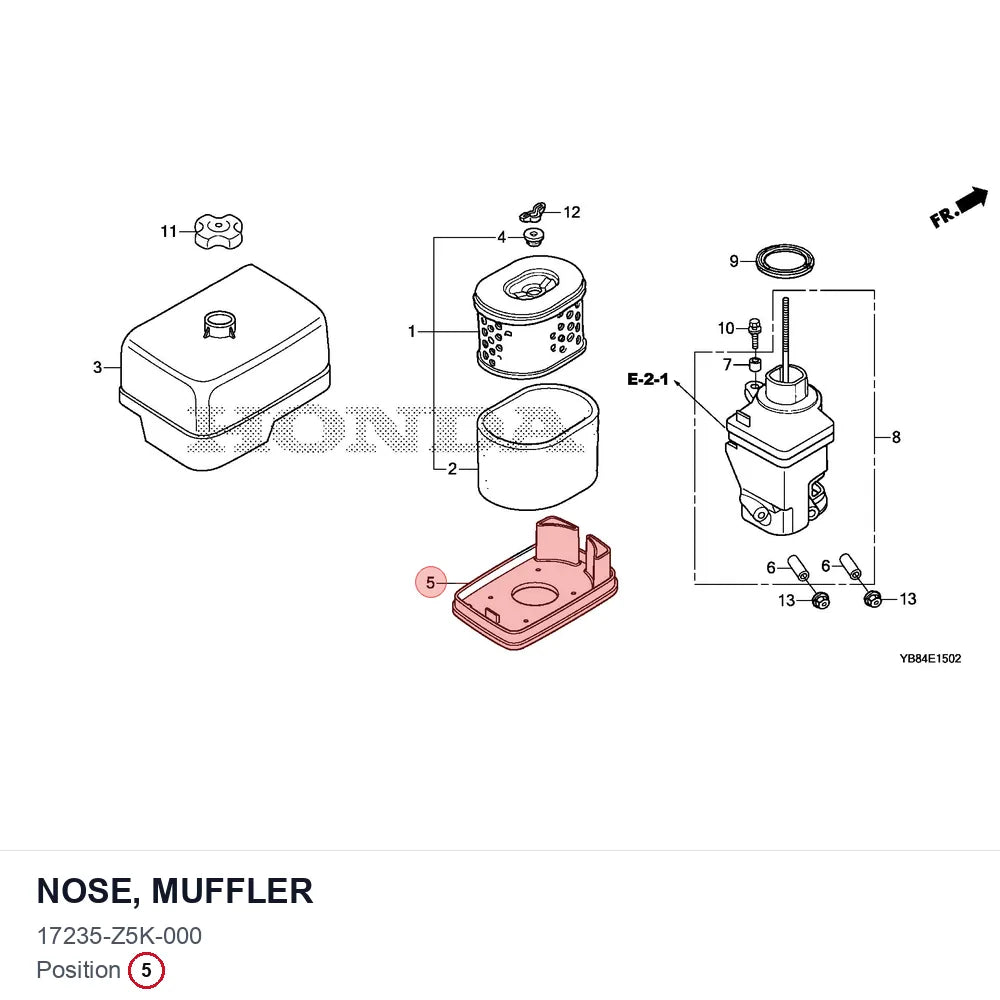 NOSE, MUFFLER