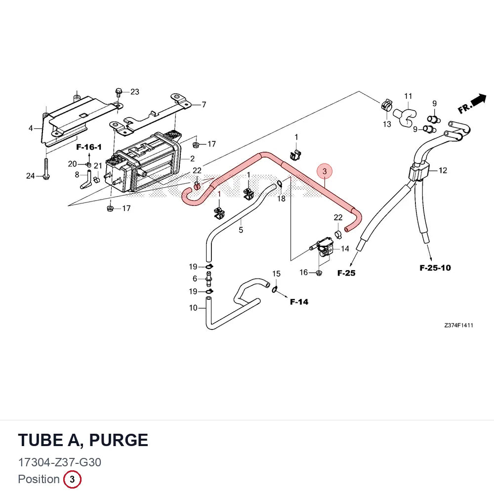 TUBE A, PURGE