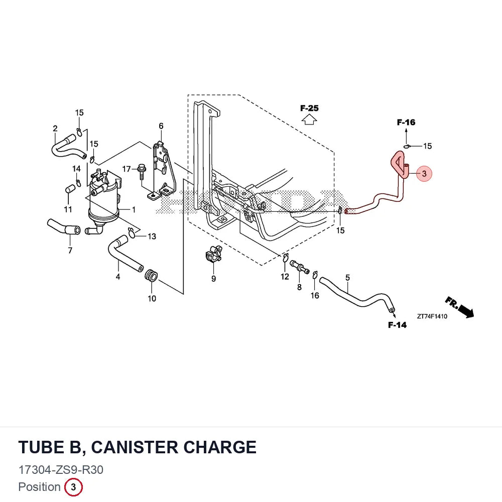 TUBE B, CANISTER CHARGE