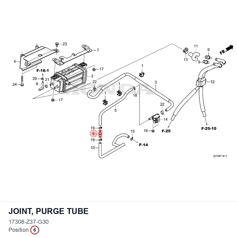 JOINT, PURGE TUBE
