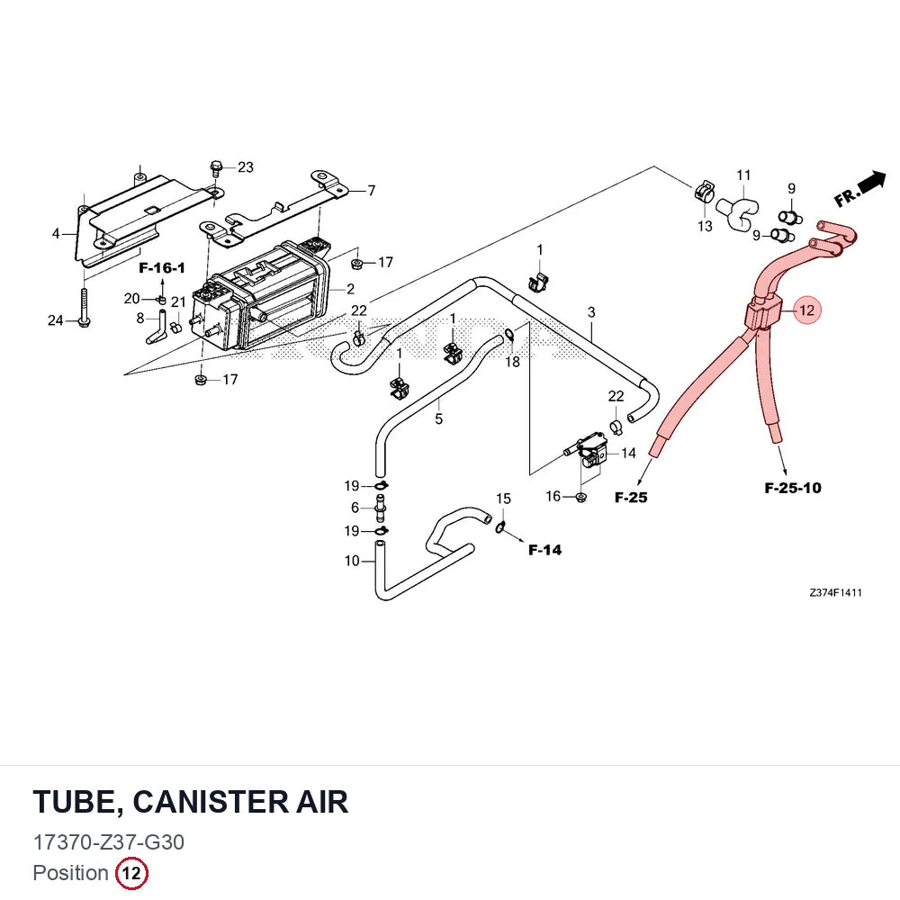 TUBE, CANISTER AIR