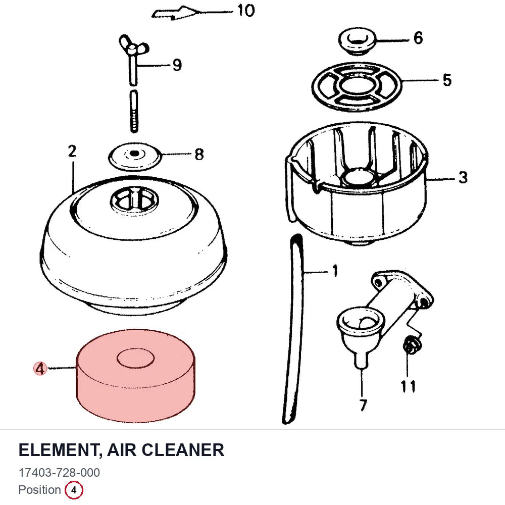 ELEMENT, AIR CLEANER