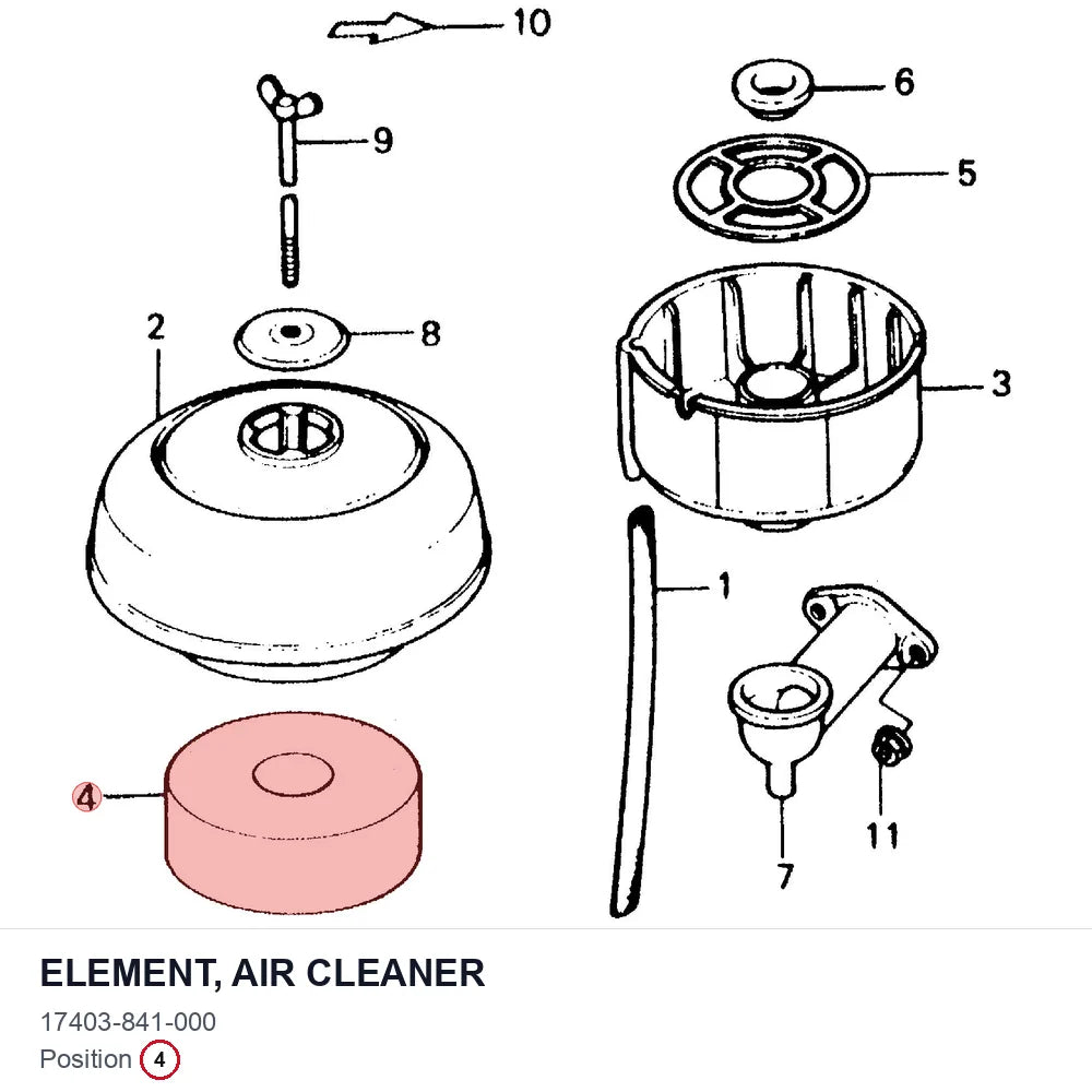 ELEMENT, AIR CLEANER