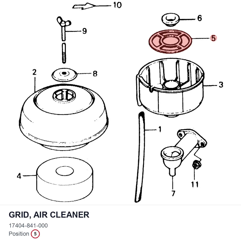 GRID, AIR CLEANER
