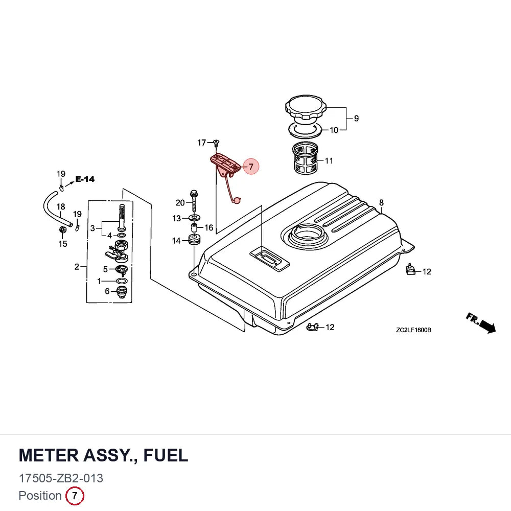 METER ASSY., FUEL
