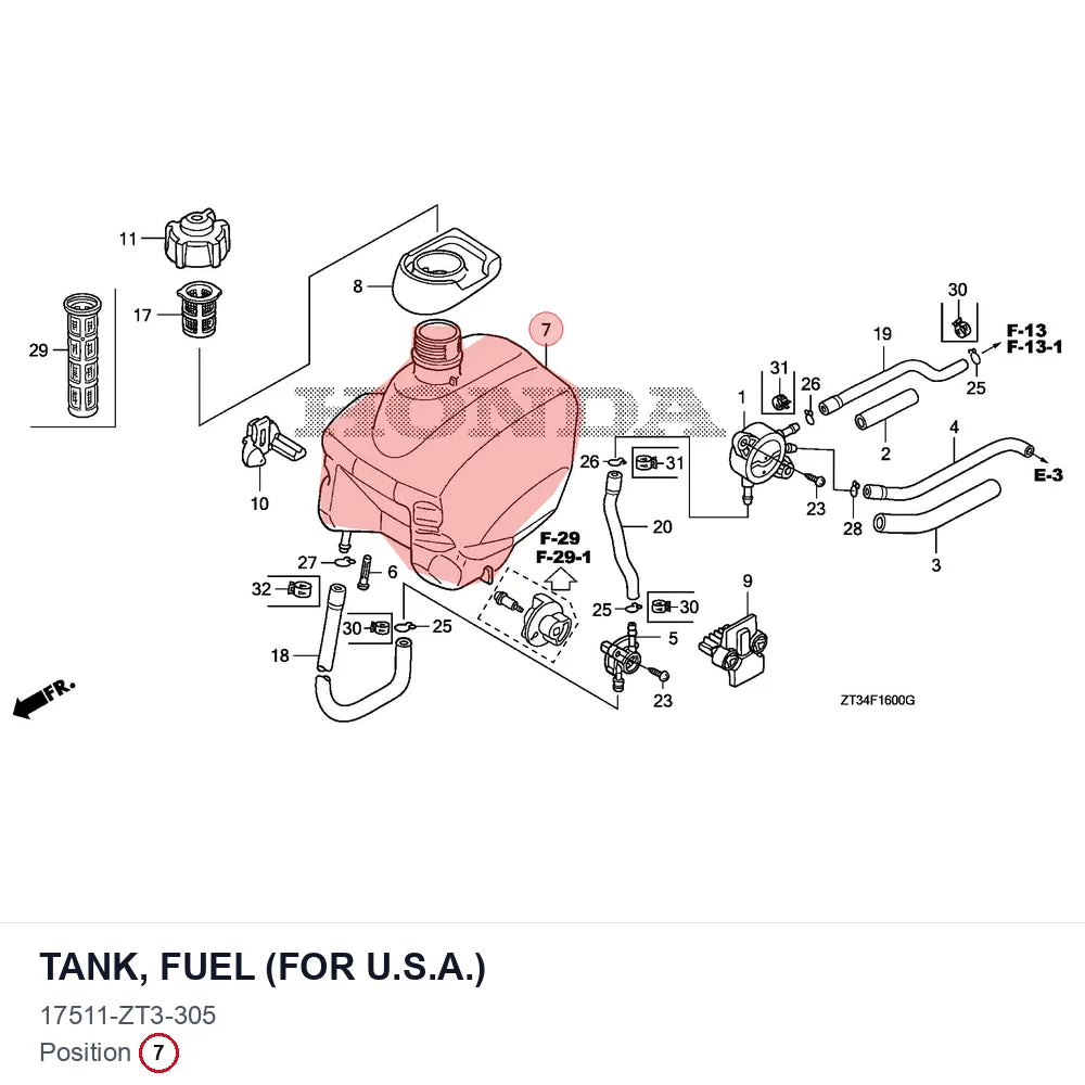 TANK, FUEL (FOR U.S.A.)