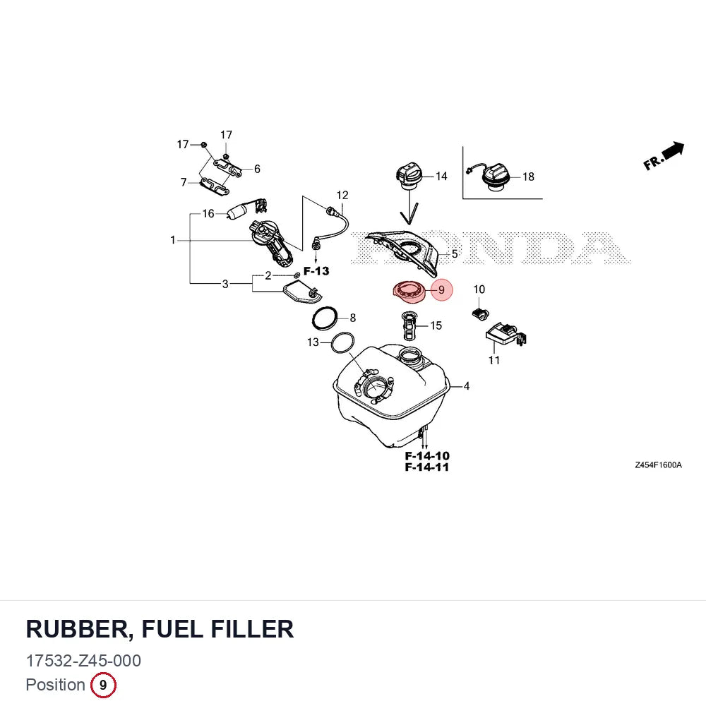 RUBBER, FUEL FILLER