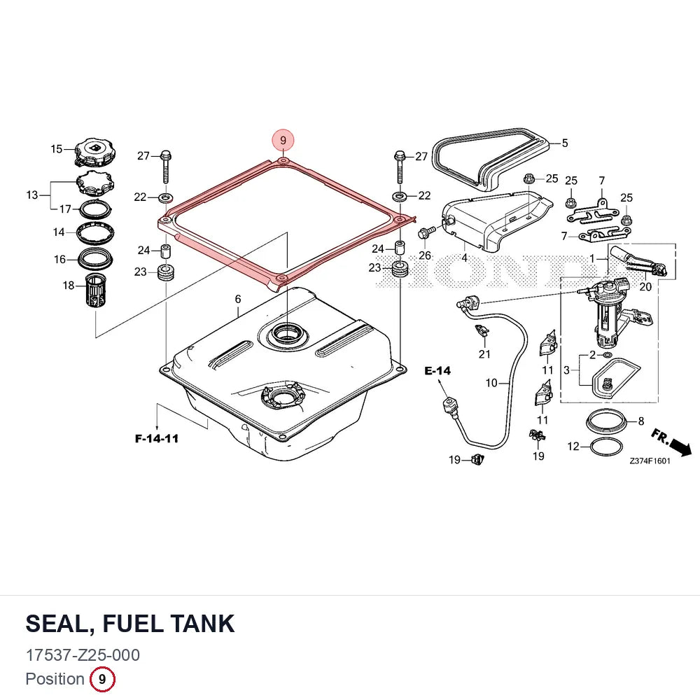 SEAL, FUEL TANK
