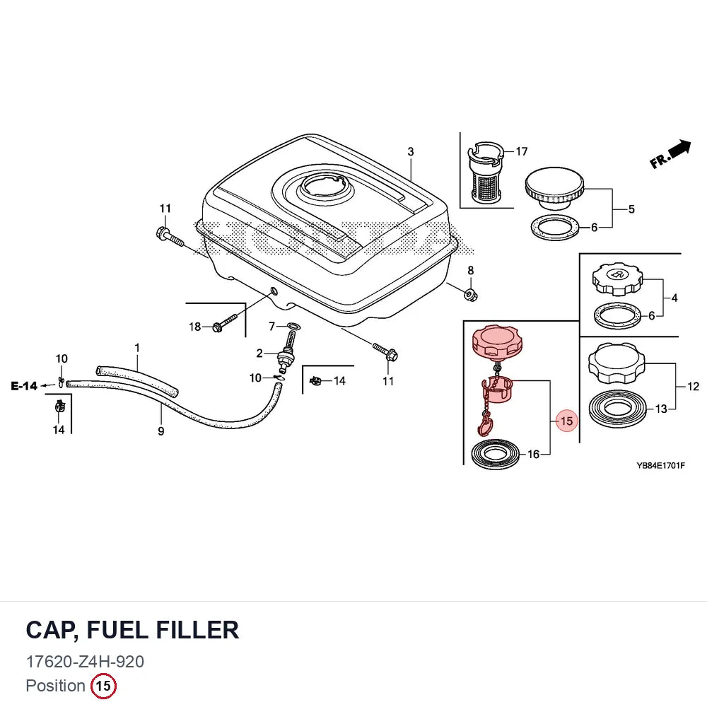 CAP, FUEL FILLER