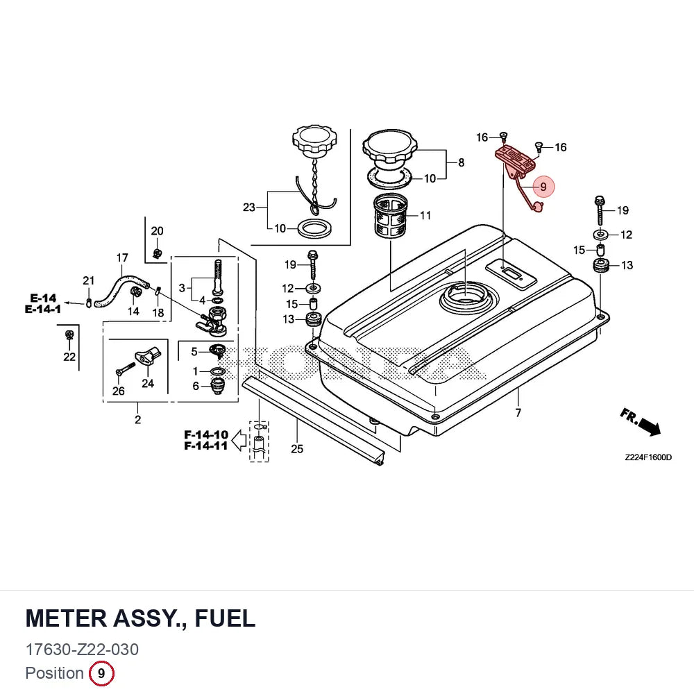 METER ASSY., FUEL