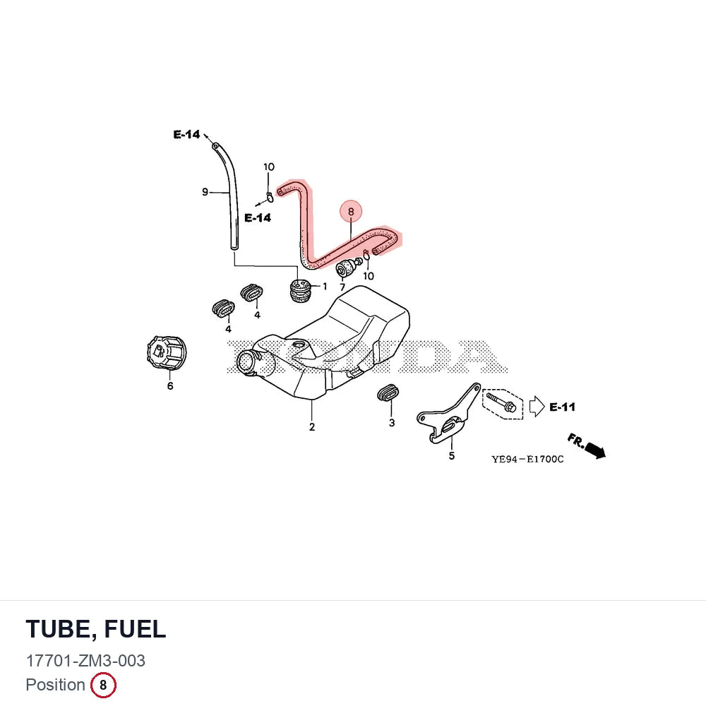TUBE, FUEL